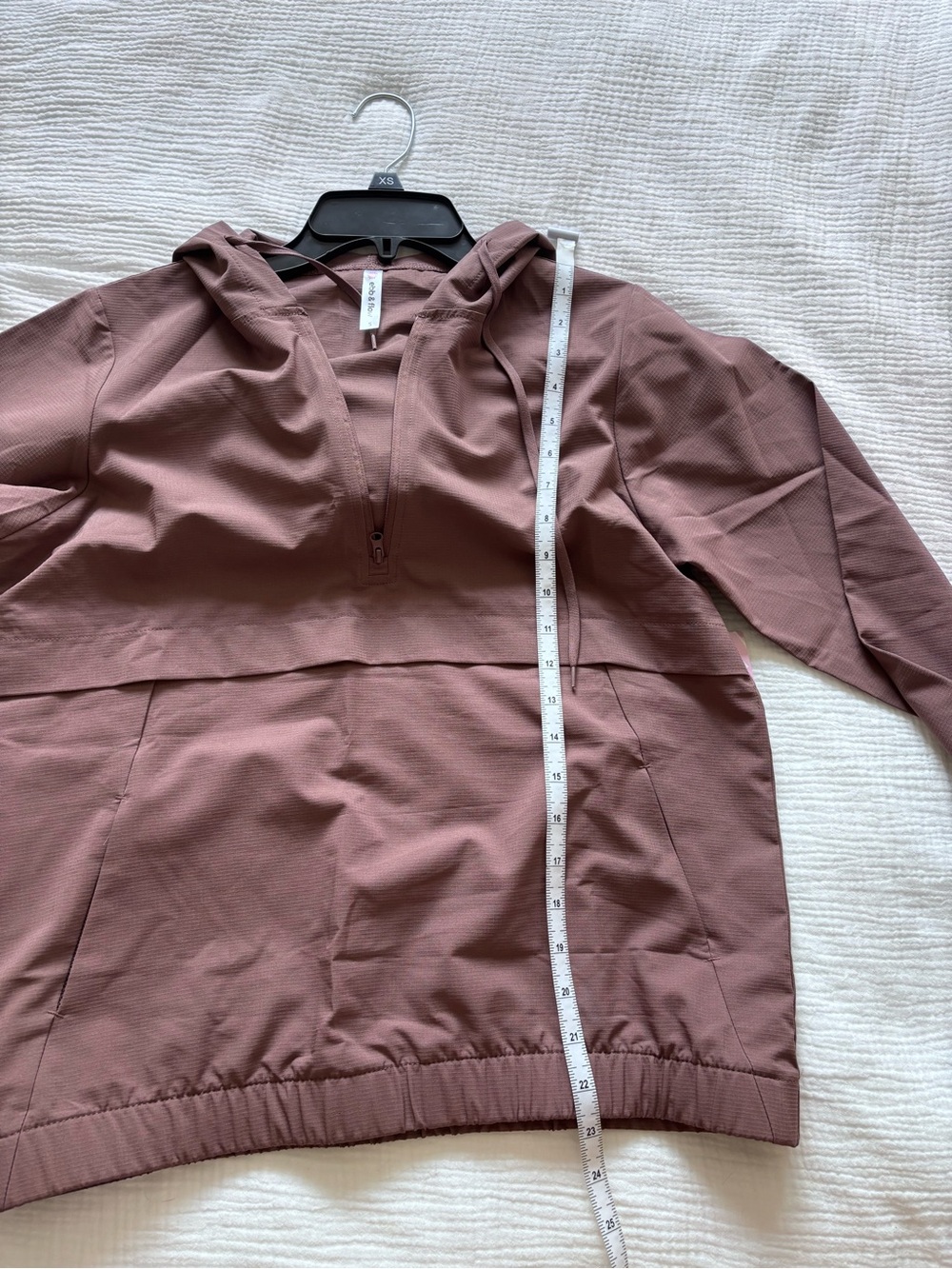 ebb & flow Half-Zip Hooded Pullover Windbreaker - Picture 4 of 5